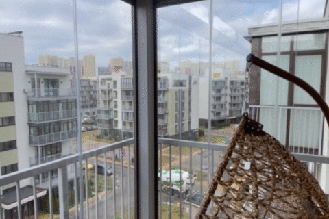 Скляне огородження для балкону